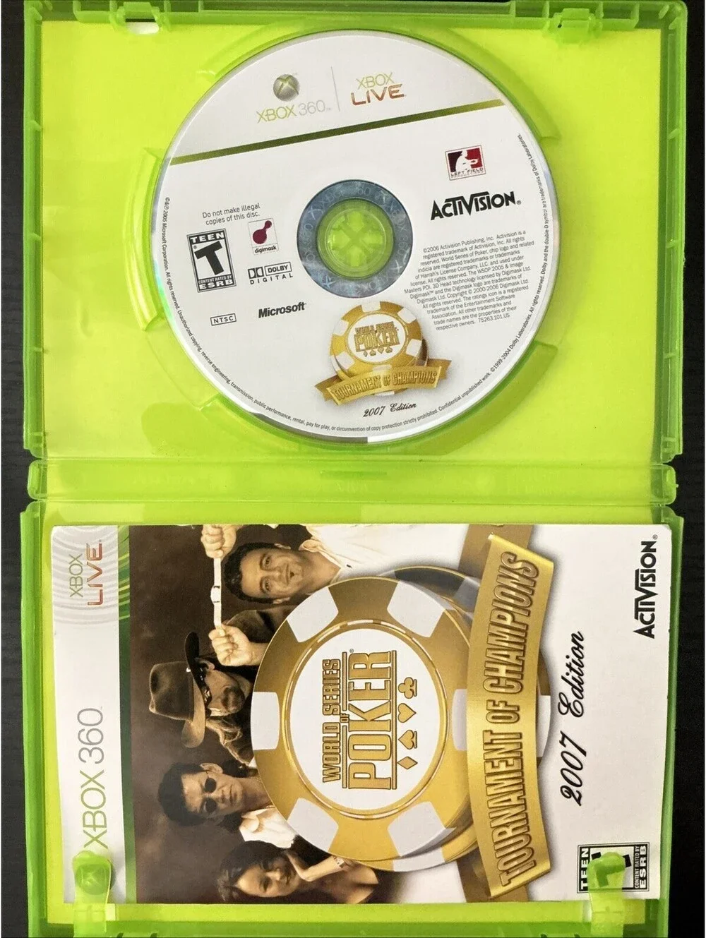 World Series of Poker: Tournament of Champions (Xbox 360) - CIB - Tested